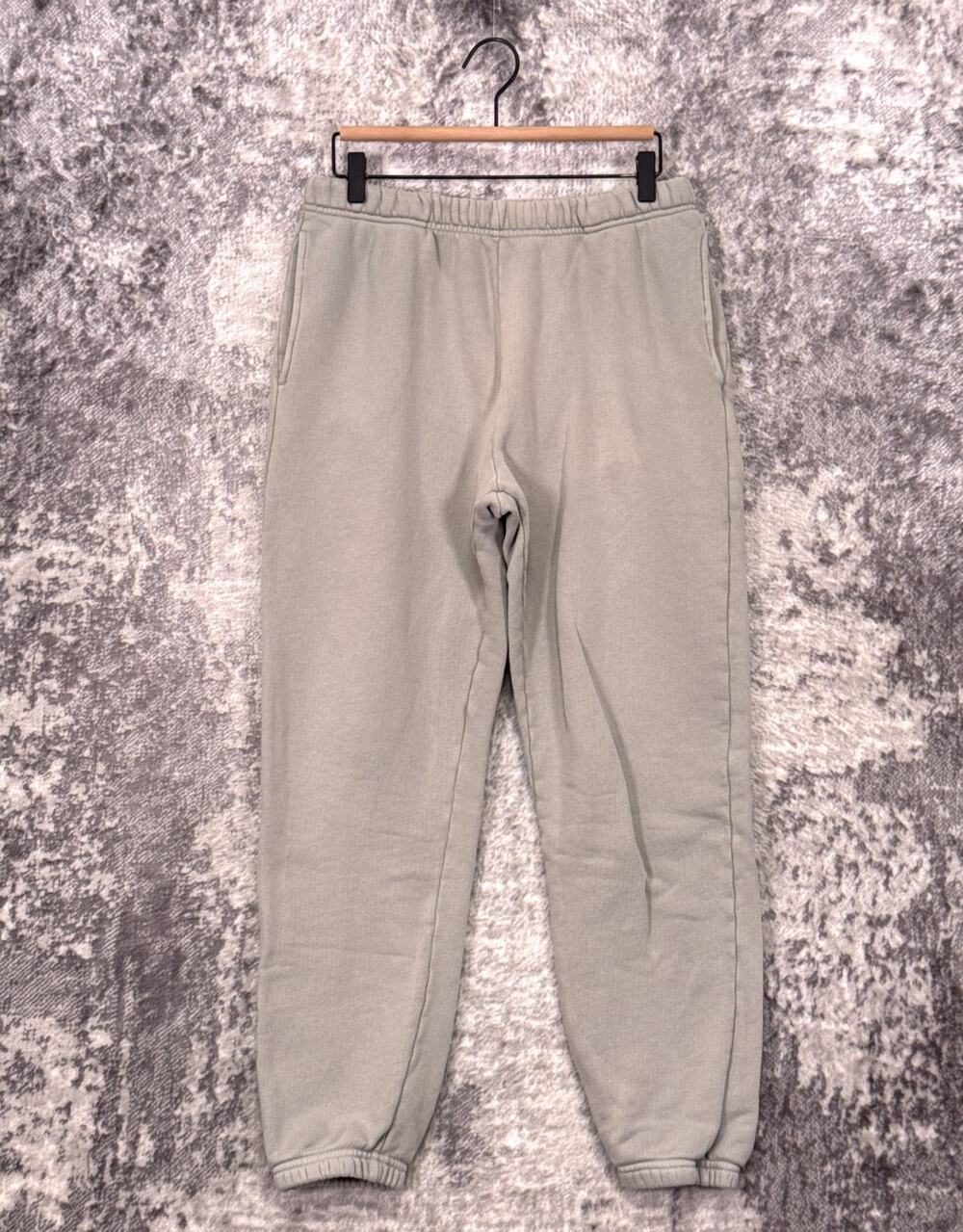 Les Tien Jogger Sweatpants Small Mens Green Heavy French Terry